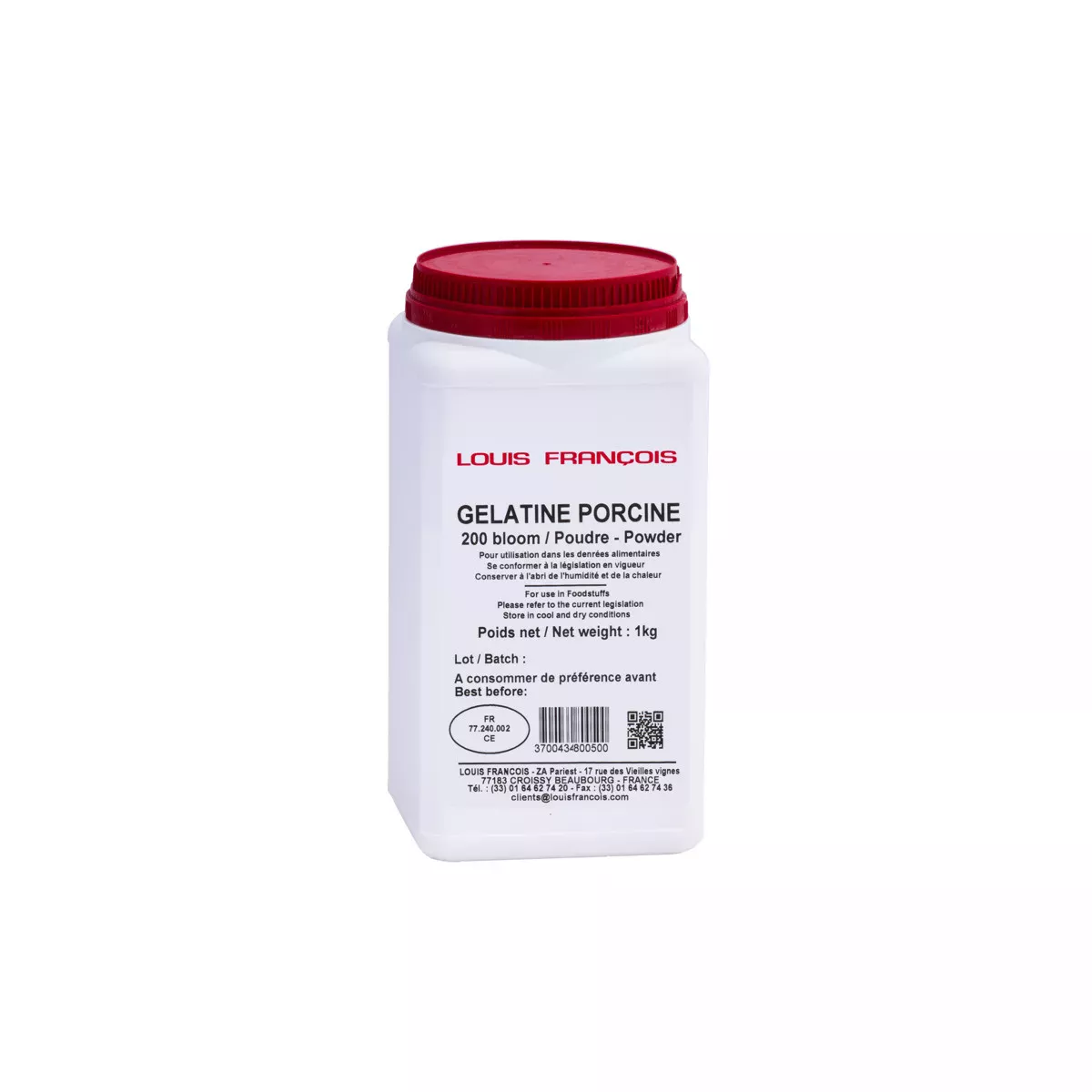 Gelatina Pó Porco 200bloom - 1,0kg ou 25,0kg